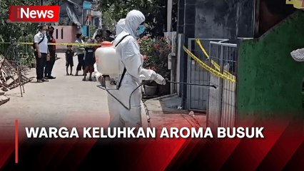 Dapat Keluhan Warga terkait Aroma Busuk, Polisi Lakukan Penyemprotan di Lokasi Ayah dan Anak yang Tewas