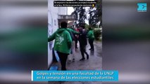 Golpes y tensión en una facultad de la UNLP, en la semana de las elecciones estudiantiles