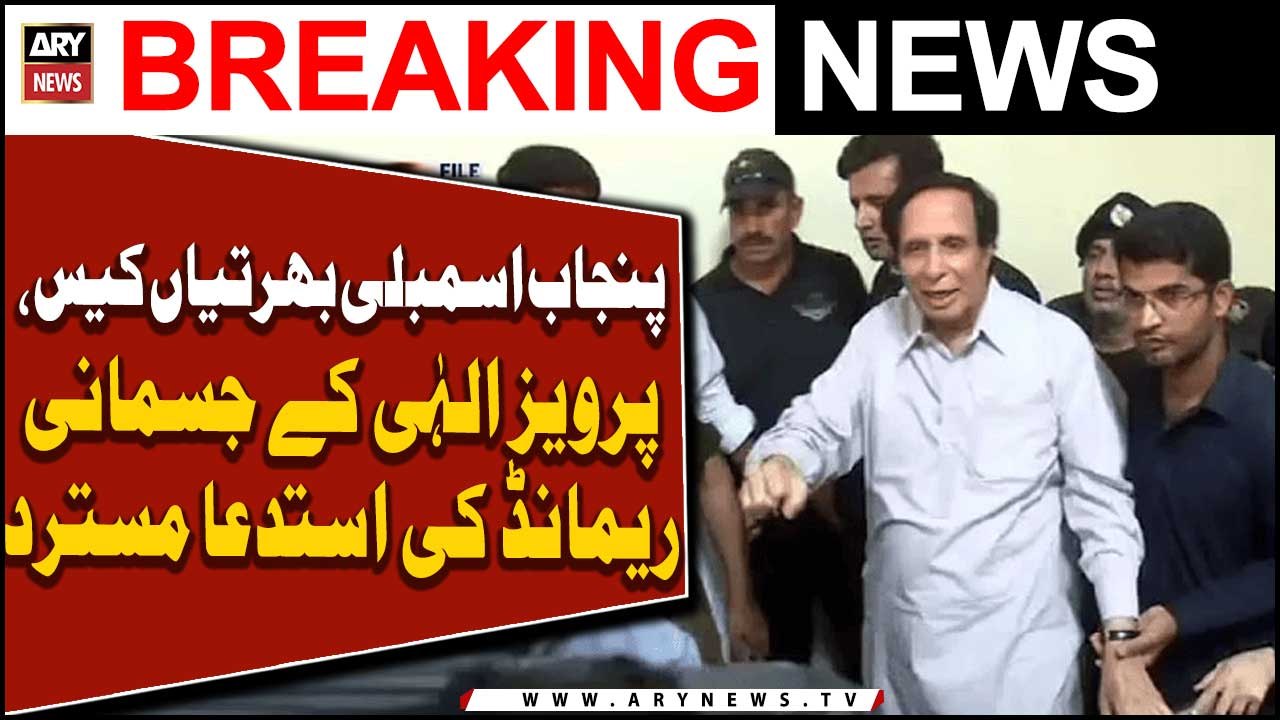 Pervaiz Elahi’s physical remand rejected in illegal appointment case