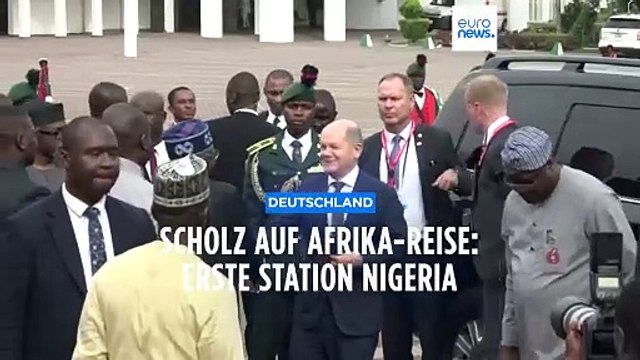 Scholz auf Afrika-Reise: 1. Station Nigeria, es geht um Erdgas und Migration