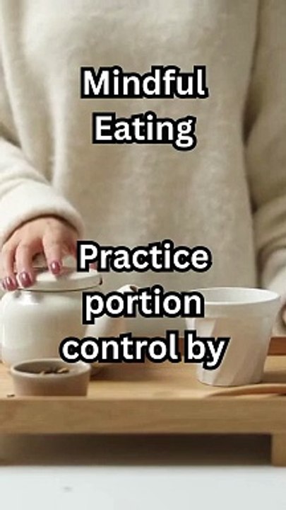 Enjoy meals without overindulging. #PortionControl #Mindfulness