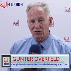 #Tchad : en visite à Alwihda Info, Gunter Léo Overfeld, chargé des missions de l'ambassade d'Allemagne, a encouragé les journalistes pour leur courage et leur créativité, les incitant à poursuivre leurs enquêtes pour informer la population