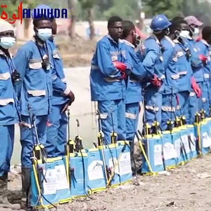 #Tchad : L'entreprise "Vitre Claire" lance la pulvérisation par drone dans la ville de N'Djamena