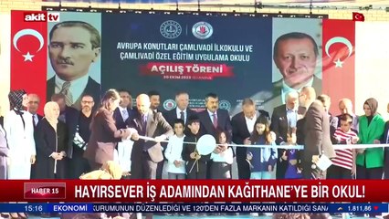 Hayırsever iş adamından Kağıthane'ye bir okul!