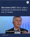 Macri atacó a Larreta por las elecciones con una dura frase