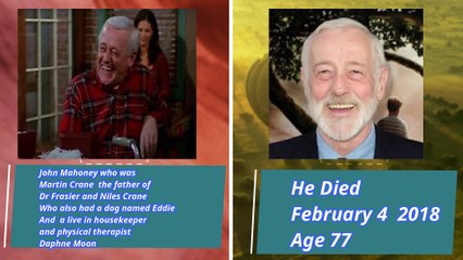 Frasier TV Cast Series Then And Now 2023