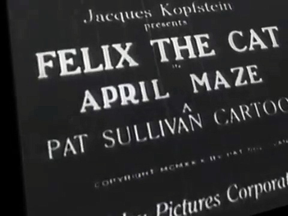 Felix the Cat Felix the Cat Short April Maze