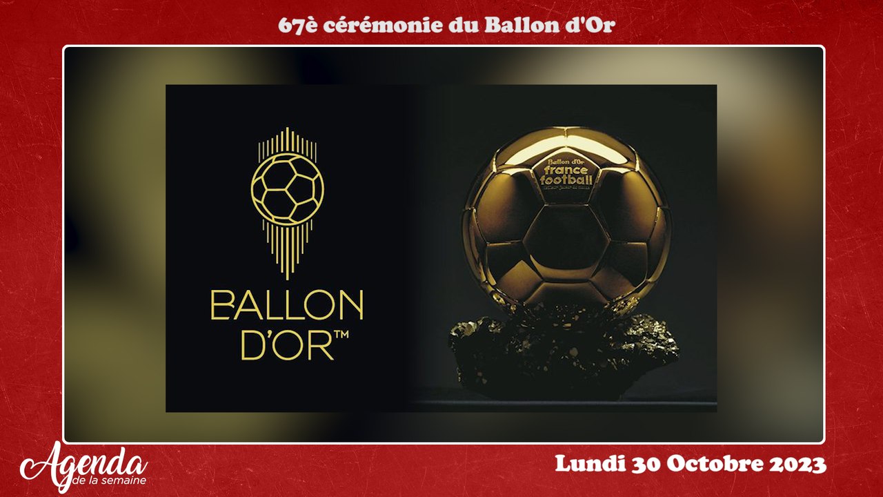 Agenda de la semaine du Lundi 30 Octobre au Samedi 04 Novembre 2023