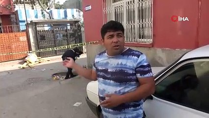 Silah sesini duyup terasa çıkan kız çocuğu vuruldu