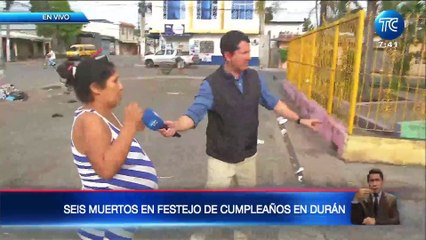Balacera en un cumpleaños dejó seis muertos en Durán
