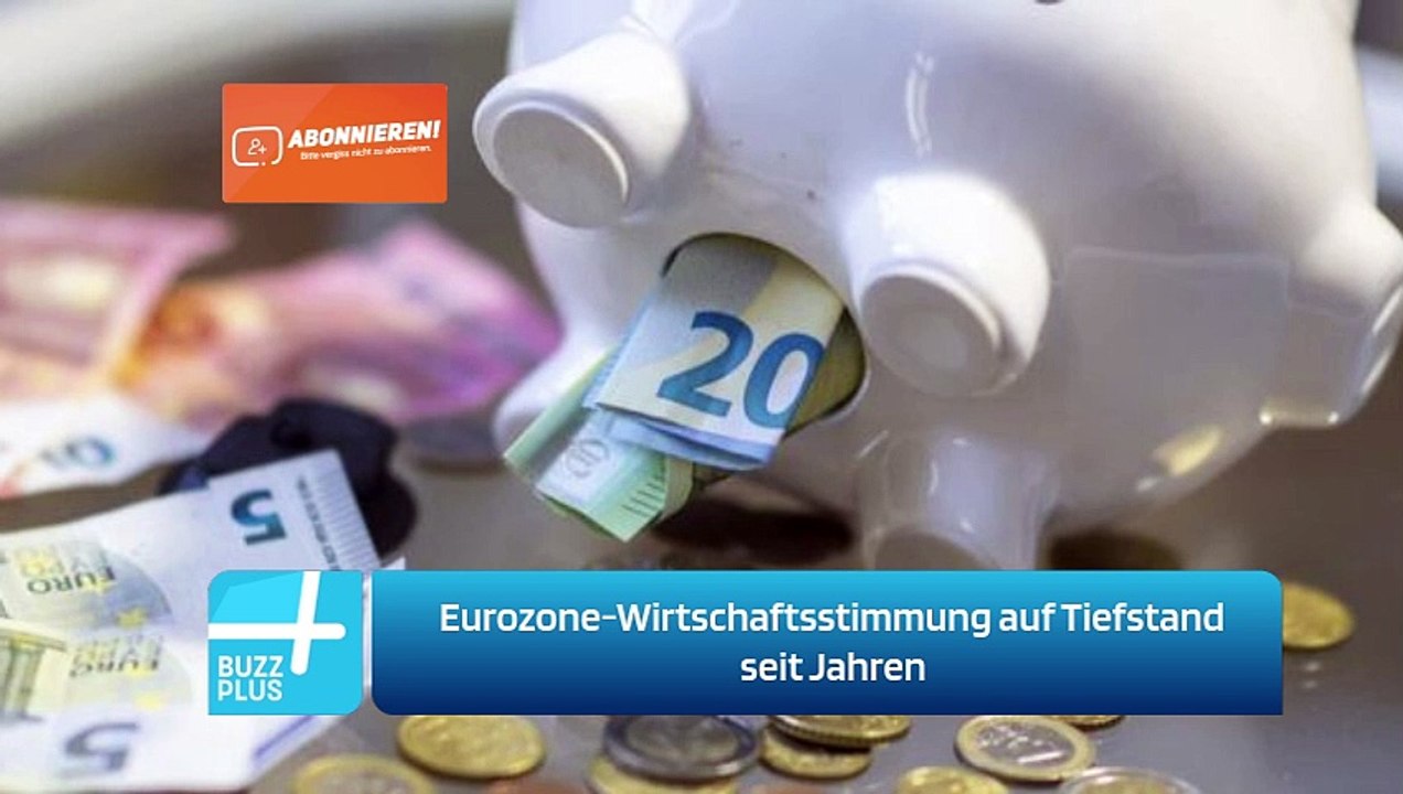 Eurozone-Wirtschaftsstimmung auf Tiefstand seit Jahren