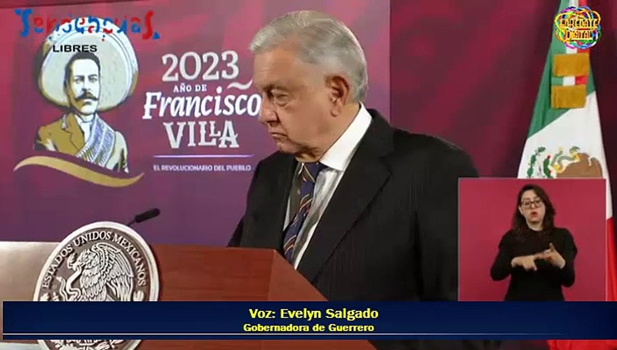 Evelyn Salgado informa a AMLO sobre las muertos tras paso de Otis
