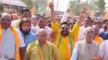 बैतूल: भाजपा प्रत्याशी हेमंत खंडेलवाल ने किया नगर में जनसंपर्क