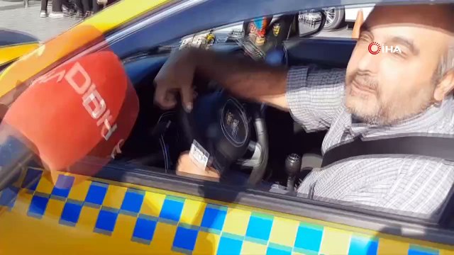 Denetimde polis durdurmayınca kendisi duran taksici: Bir kontrole gireyim dedim