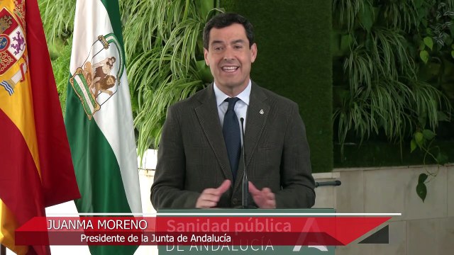 Moreno anuncia que la partida para sanidad crecerá un 3% en el Presupuesto de Andalucía para 2024