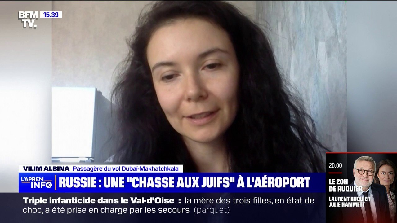 "Ils nous ont dit qu'on ne pouvait pas sortir parce qu'il y avait beaucoup de personnes sur la piste": une passagère présente à l'aéroport de Makhatchkala, en Russie, témoigne