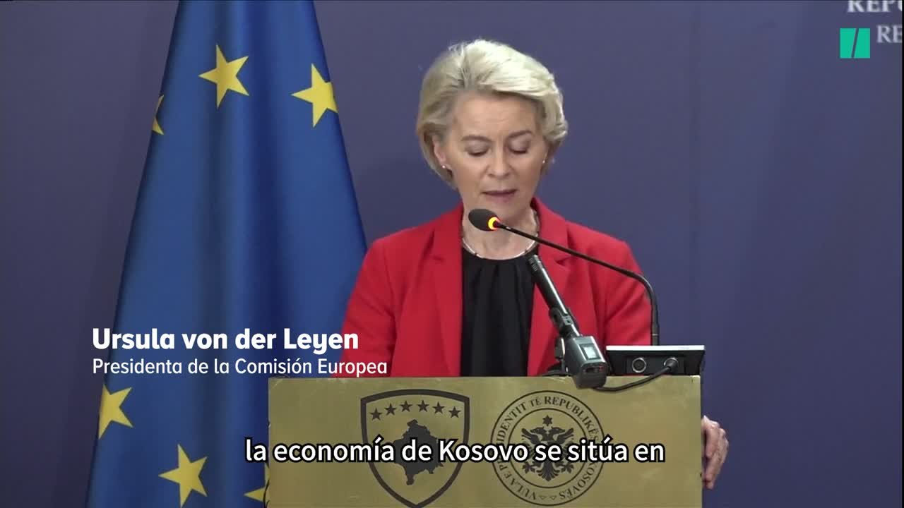 Úrsula von der Leyen presenta en Kosovo el Plan de Crecimiento de la UE para los Balcanes Occidentales