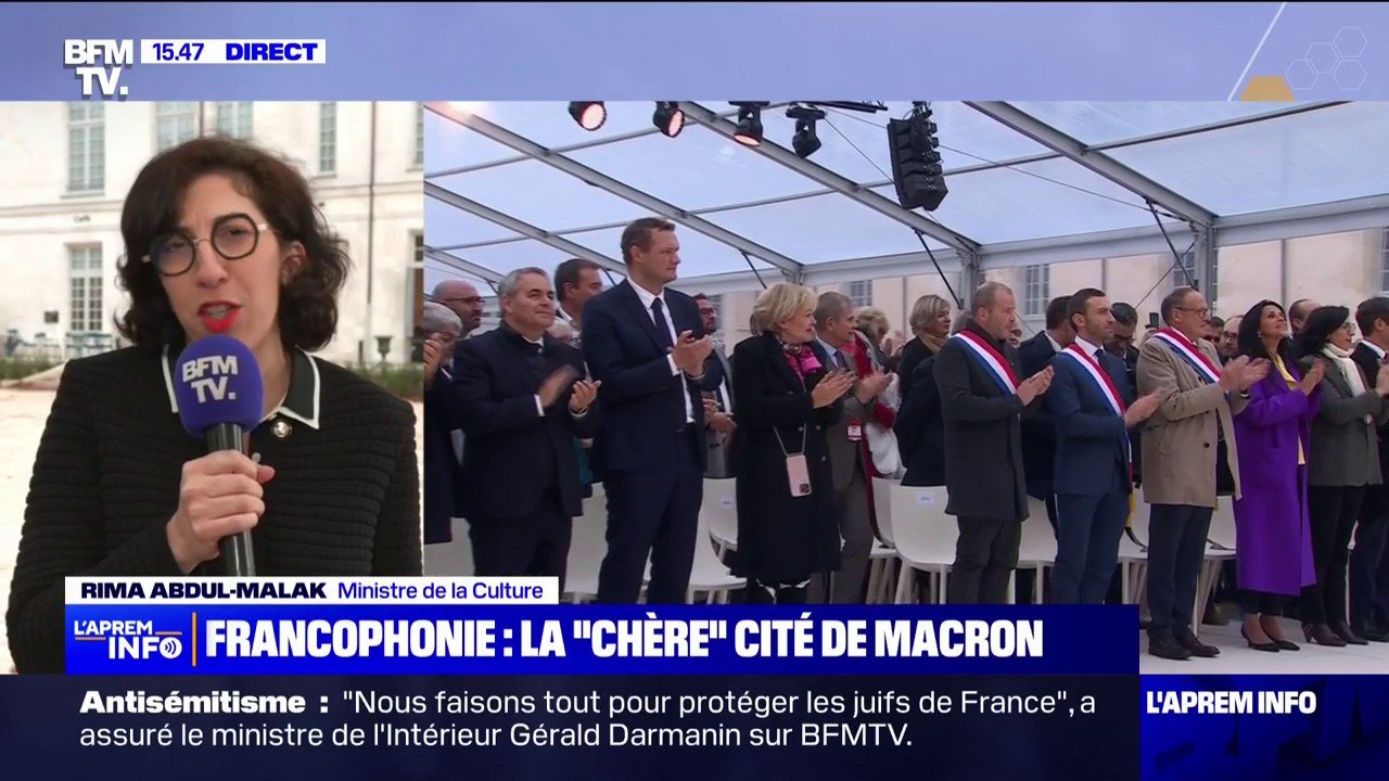 Cité internationale de la langue française: "On pourra parcourir une exposition permanente qui permet de traverser l'histoire de la langue française", décrit la ministre de la Culture