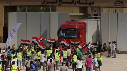 L'ONU confirme l'entrée de 33 convois humanitaires dans la bande de Gaza