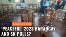 2023 barangay polls: 'Peaceful' despite cases of violence on election day