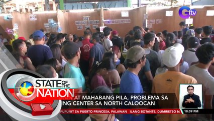 Siksikan at mahabang pila, problema sa polling center sa North Caloocan | SONA