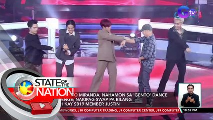 Coach Chito Miranda Joins 'Gento' Dance Challenge & Swaps Roles with SB19's Justin 🎶