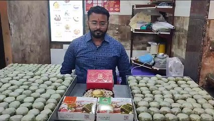 SURAT VIDEO : देखिए सूरत की सबसे महंगी मिठाई,​ सिर्फ एक टुकड़ा 1100 रूपए का