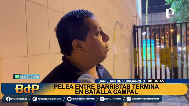 SJL: barristas de Universitario y Alianza Lima protagonizan batalla campal