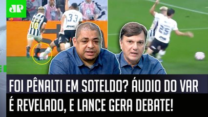 FOI PÊNALTI? "Cara, eu ACHO INCRÍVEL como..." POLÊMICA e ÁUDIO DO VAR em Corinthians x Santos!