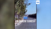 VIDEO: israelischer Panzer bombt Auto mit 3 Personen weg