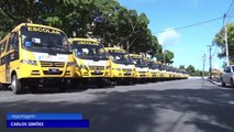 Estado entrega 81 novos ônibus escolares a municípios pernambucanos