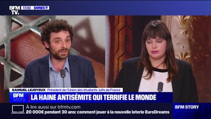 Guerre Israël-Hamas: "Dire qu'on est dans le fait de dérouler une méthode de reconquête de Gaza, ça s'appelle du complotisme", pour Samuel Lejoyeux (président de l’UEJF)