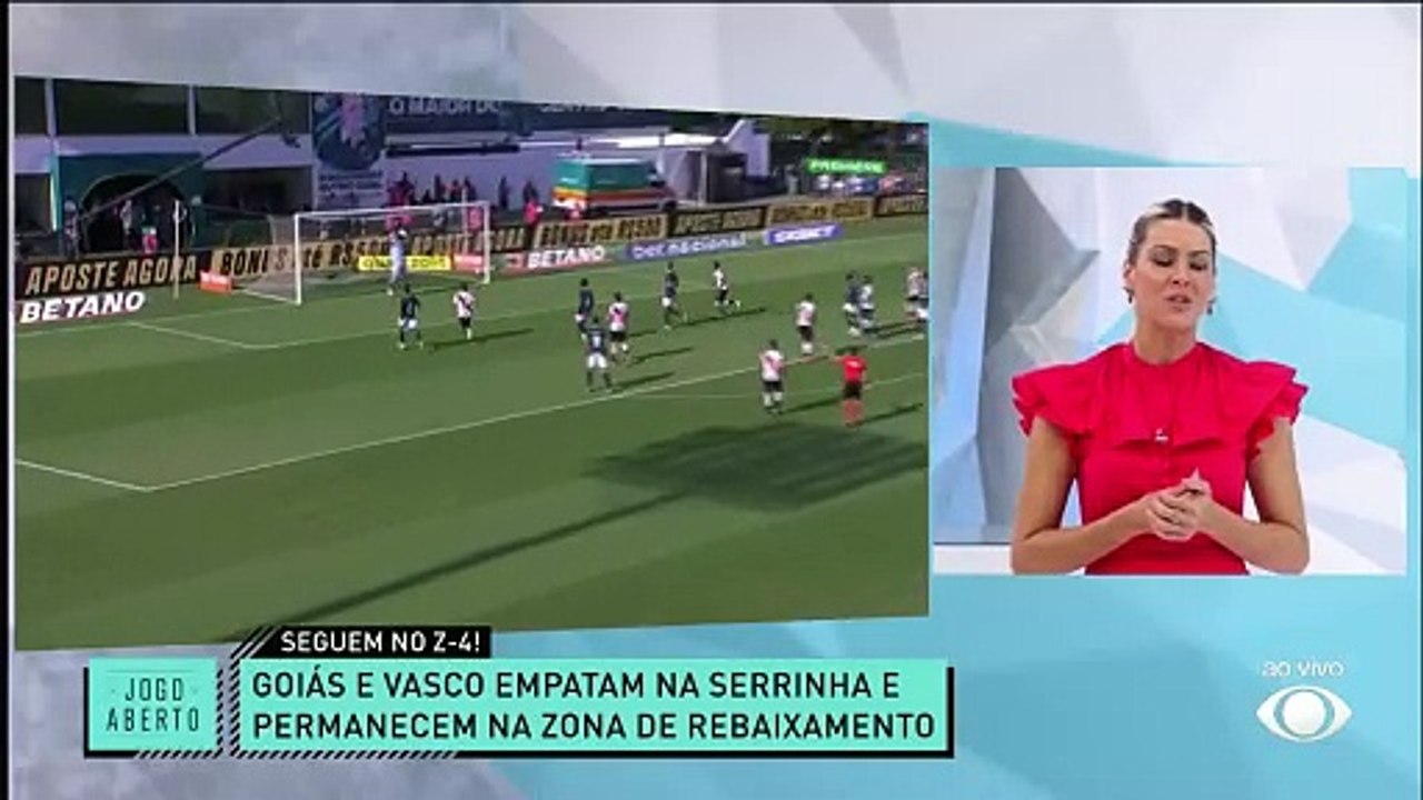 Denilson opina em empate entre Goiás e Vasco: “Resultado ruim para as duas equipes”