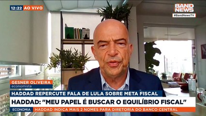 Haddad repercute fala de Lula sobre meta fiscal | BandNews TV