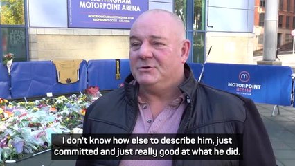 Fans pay respects after tragic death of Panthers' Johnson