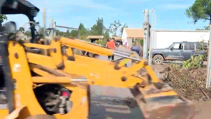 Varios rescatados por anegaciones de casas en Trigueros (Huelva) por la borrasca 'Celine'