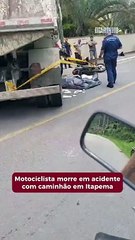 Motociclista morre em acidente em Itapema