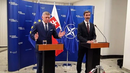 Vyhlásenie premiéra a ministra zahraničných vecí SR.