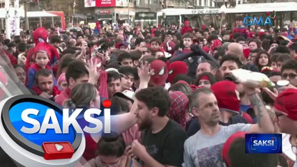 Nasa 1,000, nagbihis-spider-man para magkamit ng Guinness World record | Saksi