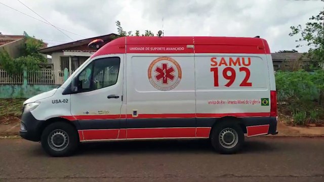 Mesmo com esforços dos socorristas do Samu, idoso morre em residência no Cataratas