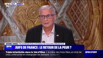 Antisémitisme: pour Daniel Knoll (fils de Mireille Knoll), les "gens qui soutiennent" le Hamas "ne méritent pas de rester en France"