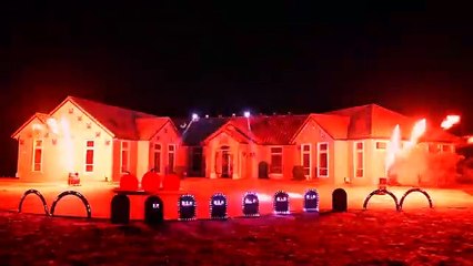« Toxicity » Spectacle de feu et de lumière d'Halloween
