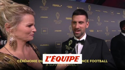 Djokovic : « C'est un privilège d'être ici » - Foot - Ballon d'Or