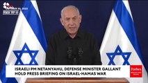 BREAKING NEWS: Netanyahu Says, 'This Is A Time For War' At Press Briefing About Israel-Hamas War