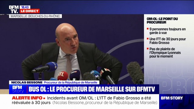 Caillassage du bus de l'OL: ouverture d'une enquête pour violences volontaires en réunion avec préméditation