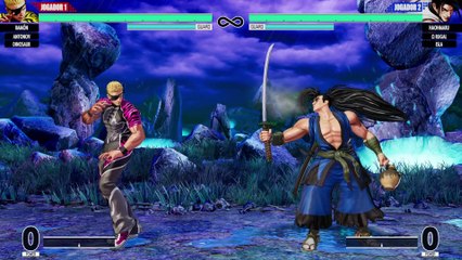 THE KING OF FIGHTERS XV RAMÓN/ANTONOV/DINOSAUR VS HAOHMARU/RUGAL/ISLA