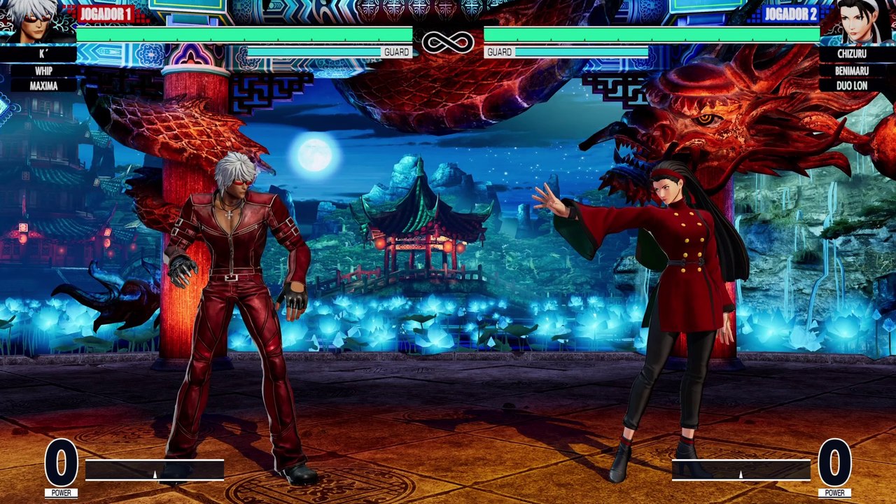 THE KING OF FIGHTERS XV K'/WHIP/MAXIMA VS CHIZURU/BENIMARU/DUO LON