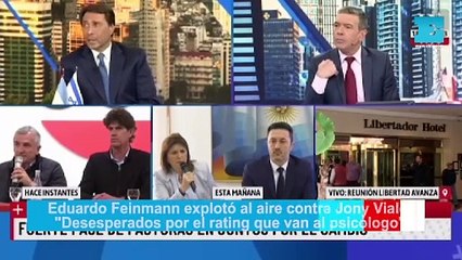Eduardo Feinmann lapidó a Jonatan Viale: "No me des manija"