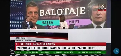 Entrevista con Sergio Massa en LN+ (segunda parte)