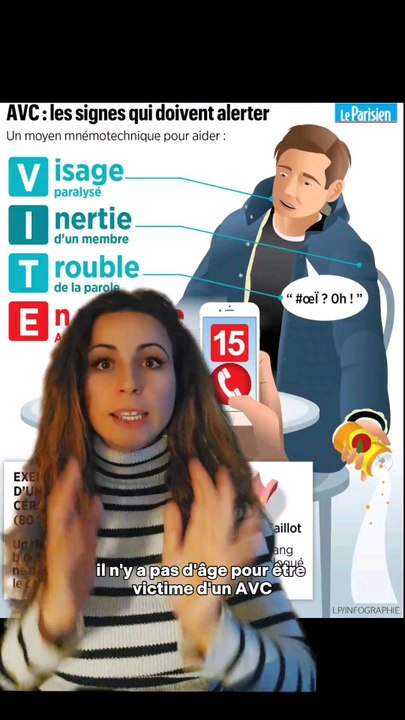 Les signes d'un Avc #avc #medecin #signes #maladies #sophie